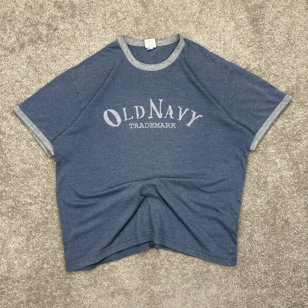 Vintage Y2K Old Navy Ringer T Shirt Medium
